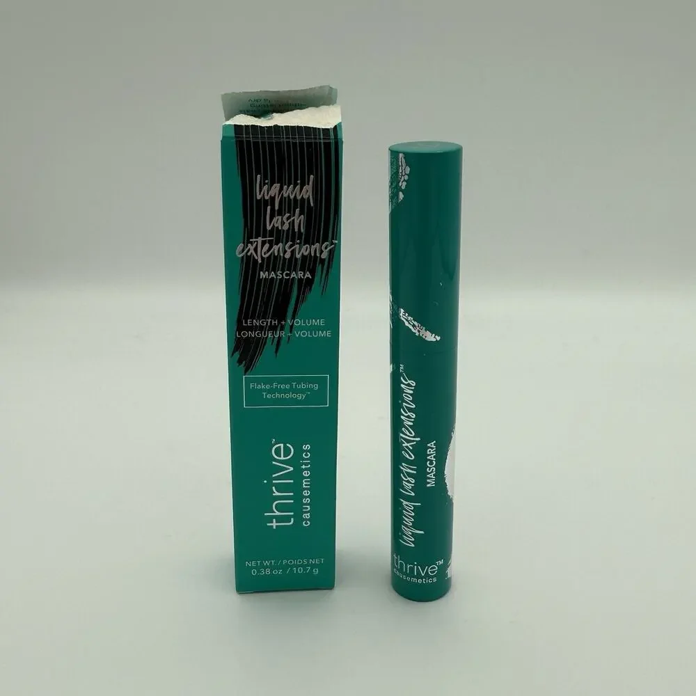 Thrive Liquid Lash Extensions Mascara Rich Black NEW IN BOX .38oz
